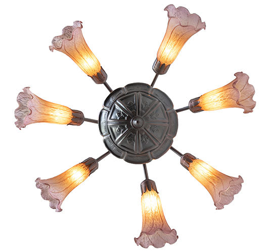 Meyda Lighting Deina 49" 24-Light Cajun Spice Chandelier With Faux Candlelight