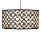 Meyda Lighting Dekko 36" 3-Light Oil Rubbed Bronze Pendant Light With Whitestone Idalight Shade