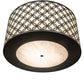 Meyda Lighting Dekko 36" 3-Light Oil Rubbed Bronze Pendant Light With Whitestone Idalight Shade