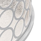 Meyda Lighting Dekko 40" 8-Light Horizon White Pendant Light With White Crystal Rainfall Shade