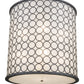 Meyda Lighting Dekko 42" 8-Light Graphite Pewter Pendant Light With Divinity Ivory Linen Idalight Shade