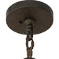 Meyda Lighting Delano 56" 10-Light Chestnut Chandelier With Honey Art Shade Glass
