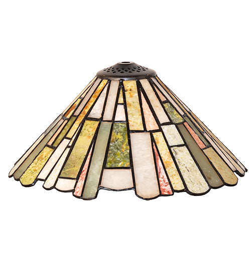 Meyda Lighting Delta 13" Multi-Colored Jadestone Shade