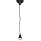 Meyda Lighting Delta 38" Craftsman Brown Mini Pendant Light With Beige Jadestone Shade Glass