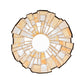Meyda Lighting Delta 38" Craftsman Brown Mini Pendant Light With Beige Jadestone Shade Glass