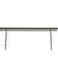 Meyda Lighting Delta 45" 2-Light Timeless Bronze Island Pendant Light With Beige Jadestone Shade Glass