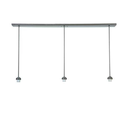 Meyda Lighting Delta 50" 3-Light Timeless Bronze Island Pendant Light With Beige Jadestone Shade Glass