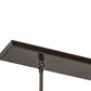 Meyda Lighting Delta 74" Copper Vein Island Pendant Light With Multi-Colored Jadestone Shade