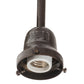 Meyda Lighting Delta 74" Copper Vein Island Pendant Light With Multi-Colored Jadestone Shade