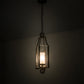 Meyda Lighting Delta 8" Oil Rubbed Bronze Pendant Light With Frosted Clear Shade Glass