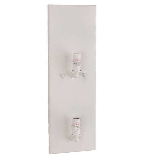 Meyda Lighting Deserto Seco 7" 2-Light Brass Tint Wall Sconce With White & Frosted Clear Shade Glass