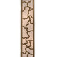 Meyda Lighting Deserto Seco 7" 2-Light Brass Tint Wall Sconce With White & Frosted Clear Shade Glass