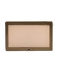 Meyda Lighting Deserto Seco 7" 2-Light Brass Tint Wall Sconce With White & Frosted Clear Shade Glass