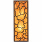 Meyda Lighting Deserto Seco 7" 2-Light Oil Rubbed Bronze Wall Sconce With Ambra Siena Idalight Shade