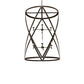 Meyda Lighting Desmond 42" 8-Light Oil Rubbed Bronze Pendant Light With White Faux Candlelight