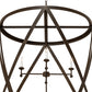 Meyda Lighting Desmond 42" 8-Light Oil Rubbed Bronze Pendant Light With White Faux Candlelight