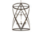 Meyda Lighting Desmond 42" 8-Light Oil Rubbed Bronze Pendant Light With White Faux Candlelight