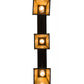 Meyda Lighting Diagon 36" 3-Light Oil Rubbed Bronze Island Pendant Light With Beige Iridescent Shade Glass