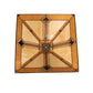 Meyda Lighting Diamond 24" Mission Multi-Colored Shade Glass