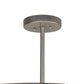 Meyda Lighting Diamond 30" 4-Light Silver Steel Cilindro Pendant Light With Creme Carrare Idalight Shade