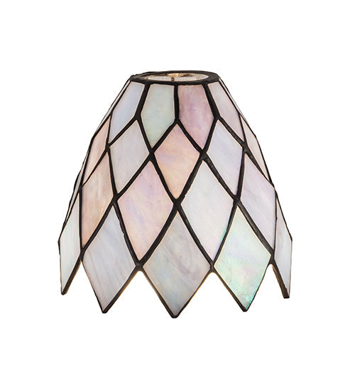 Meyda Lighting Diamond 6" Multi-Colored Stained Shade Glass