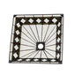 Meyda Lighting Diamond Band Mission 20" Multi-Colored Shade Glass