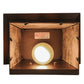 Meyda Lighting Diamond Craftsman 9" Mahogany Bronze Wall Sconce With Silver Mica Shade Glass