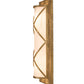 Meyda Lighting Diana 10" 2-Light Custom Gold Wall Sconce With Whitestone Idalight Shade