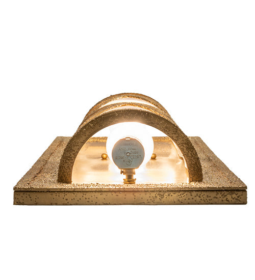 Meyda Lighting Diana 10" 2-Light Custom Gold Wall Sconce With Whitestone Idalight Shade