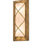 Meyda Lighting Diana 10" 2-Light Custom Gold Wall Sconce With Whitestone Idalight Shade