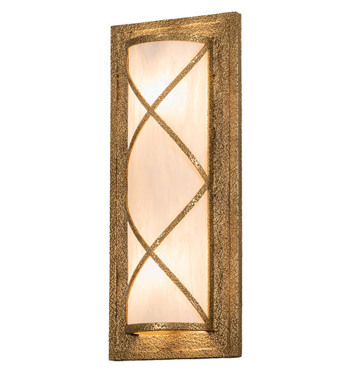 Meyda Lighting Diana 10" 2-Light Custom Gold Wall Sconce With Whitestone Idalight Shade