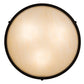 Meyda Lighting Dionne 23" 3-Light Copper Rust Flush Mount Light With Beige Sahara Taupe Idalight Shade Glass