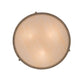 Meyda Lighting Dionne 23" 3-Light Corinth Semi-flush Mount Ceiling Light With Sahara Taupe Idalight Shade