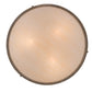 Meyda Lighting Dionne 30" 3-Light Corinth Pendant Light With Sahara Taupe Idalight Shade