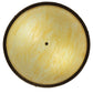 Meyda Lighting Dionne 30" 3-Light Pompeii Gold Semi-flush Mount Light With Beige Sahara Taupe Idalight Shade
