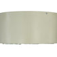 Meyda Lighting Discovery 12" 9-Light LED Pewter Flush Mount Light With White Shade