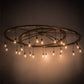Meyda Lighting Donner 95" 24-Light Antique Hammered Gold Chandelier