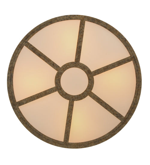 Meyda Lighting Donya 26" 4-Light Corinth Semi-flush Mount Ceiling Light With White Statuario Idalight Shade Glass
