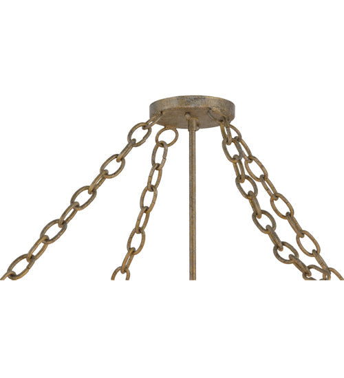 Meyda Lighting Donya 26" 4-Light Corinth Semi-flush Mount Ceiling Light With White Statuario Idalight Shade Glass