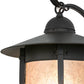 Meyda Lighting Dorchester 12" Timeless Bronze Wall Sconce With Silver Mica Shade Glass