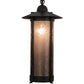 Meyda Lighting Dorchester 12" Timeless Bronze Wall Sconce With Silver Mica Shade Glass