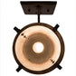 Meyda Lighting Dorchester 12" Timeless Bronze Wall Sconce With Silver Mica Shade Glass