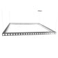 Meyda Lighting Dotz 72"Sq Extreme Chrome Pendant Light With White Statuario Idalight Shade