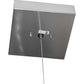 Meyda Lighting Dotz 72"Sq Extreme Chrome Pendant Light With White Statuario Idalight Shade