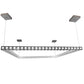 Meyda Lighting Dotz 72"Sq Extreme Chrome Pendant Light With White Statuario Idalight Shade
