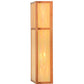 Meyda Lighting Double Bar Mission 10" 4-Light Natural Copper Wall Sconce With Beige Iridescent Shade Glass