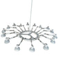Meyda Lighting Drafter's Lamp 94" 16-Light Gloss White Chandelier