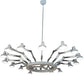Meyda Lighting Drafter's Lamp 94" 16-Light Gloss White Chandelier