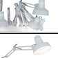 Meyda Lighting Drafter's Lamp 94" 16-Light Gloss White Chandelier