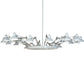 Meyda Lighting Drafter's Lamp 94" 16-Light Gloss White Chandelier